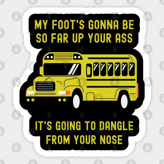 School Bus Driver Sticker by Xtian Dela ✅